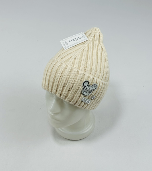 Шапка Вито Микки (кремовый)